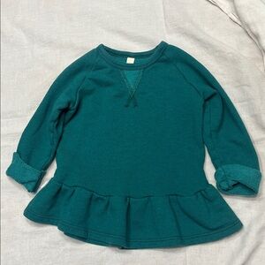 Childhoods Clothing Ruffle Pullover Sweatshirt Girls Peplum Crew 12-18M